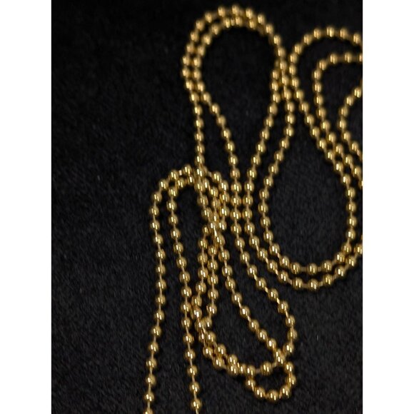 Vintage Avon #1 Mom Charm Holder Pendant Necklace Gold Tone 30 in - Picture 3 of 9